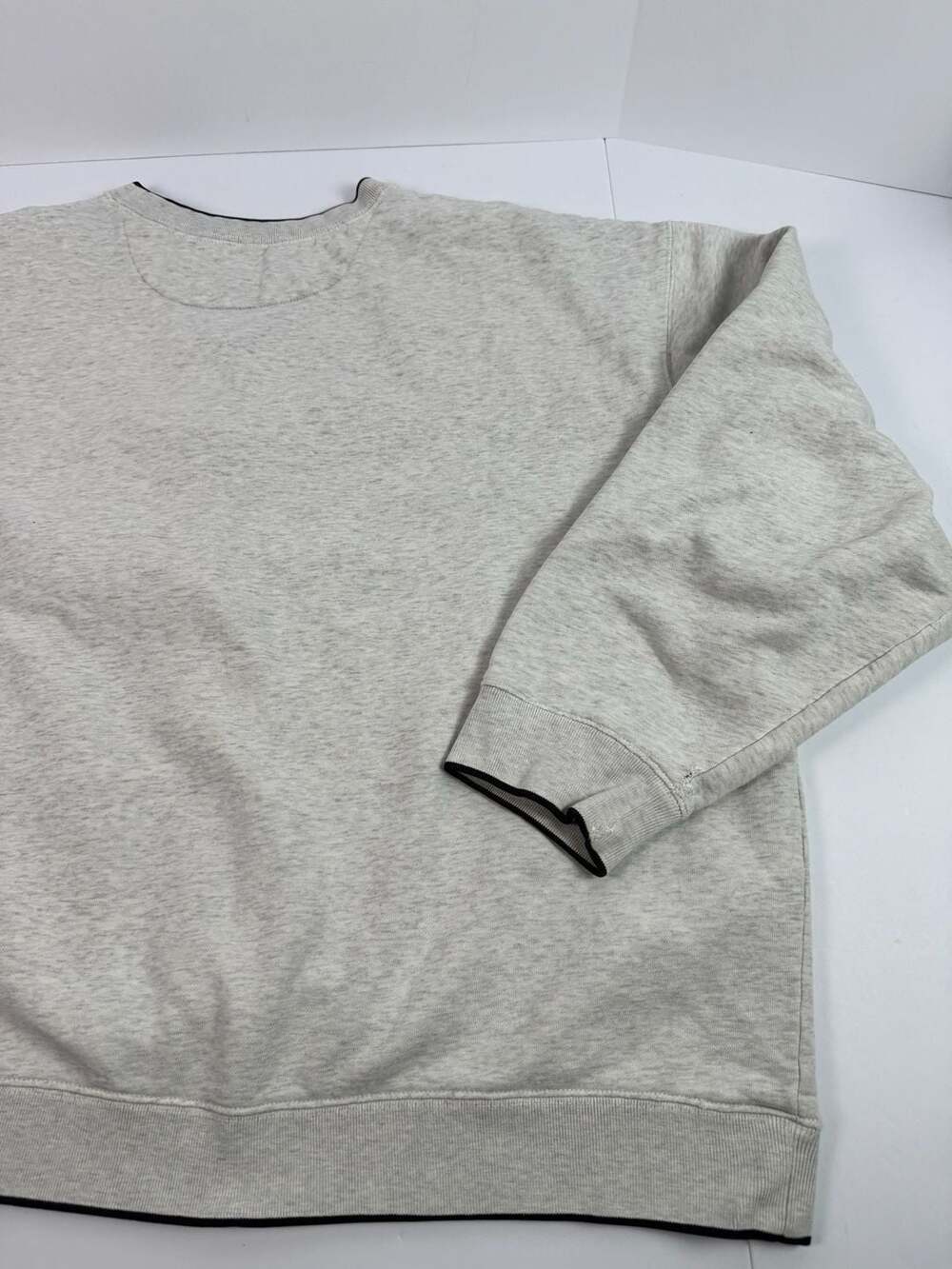 Croft & Barrow Embroidered Deer Wildlife Crewneck Sweatshirt Gray Men's XL - Picture 10 of 10